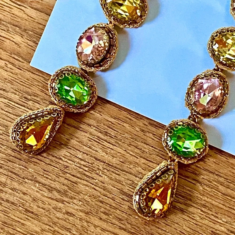 NWT Deepa Gurnani Beaded Crystal Chandeliers - Picture 15 of 15